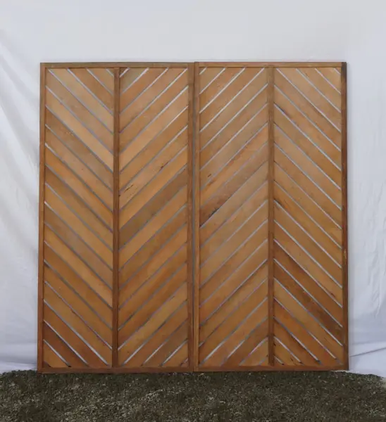 Product image 9 of the product “Coconut wood fence, model Heringbone, 90 x 180 cm height, natural. ”